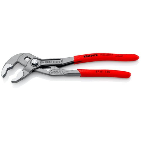 Knipex 87 01 180 SB Cobra High-Tech Water Pump Pliers 180mm (Carded)