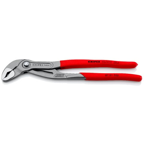 Knipex 87 01 300 SB Cobra High-Tech Water Pump Pliers 300mm (Carded)