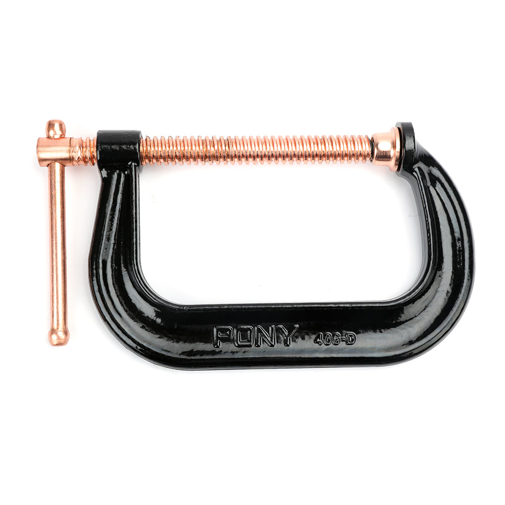 Pony Jorgensen 406-D Heavy-Duty Drop-Forged C-Clamp 6" 5,400lb