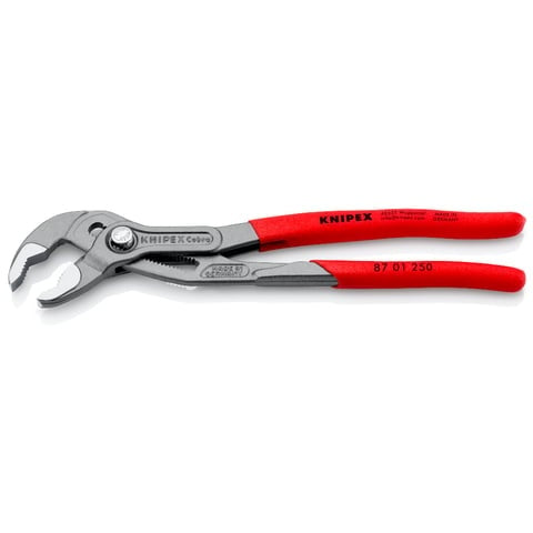 Knipex 87 01 250 SB Cobra High-Tech Water Pump Pliers 250mm (Carded)