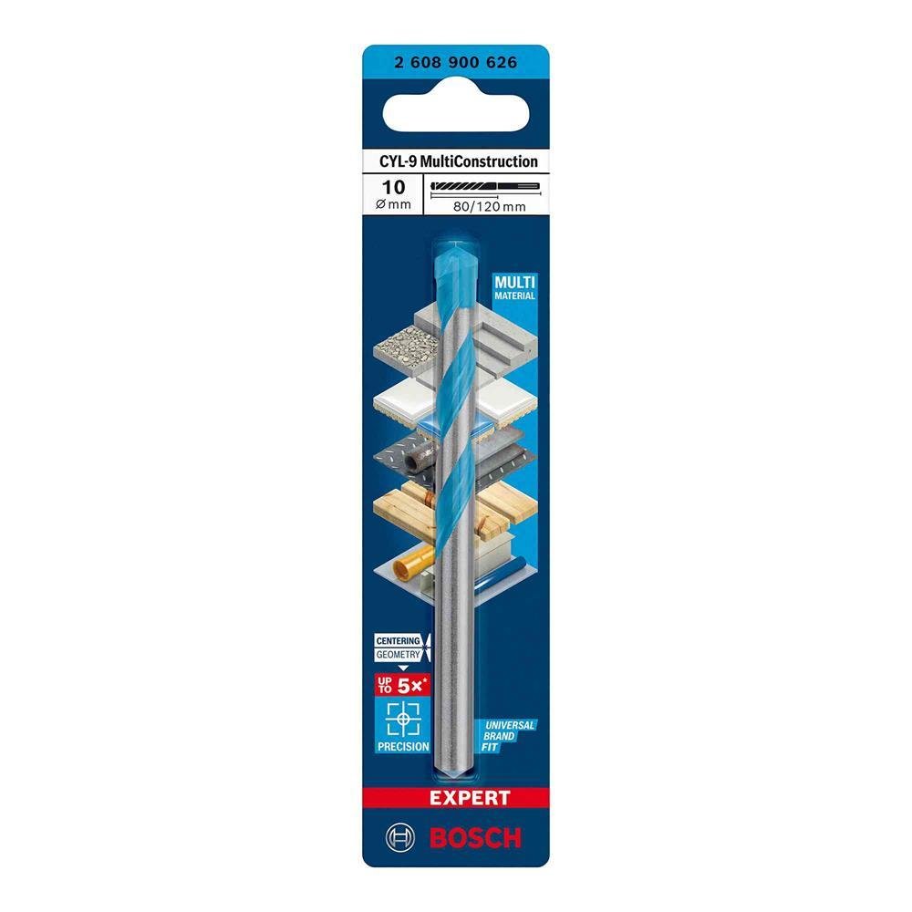 Bosch 2608900626 EXPERT CYL-9 MultiConstruction Drill Bit 10 x 80 x 120mm