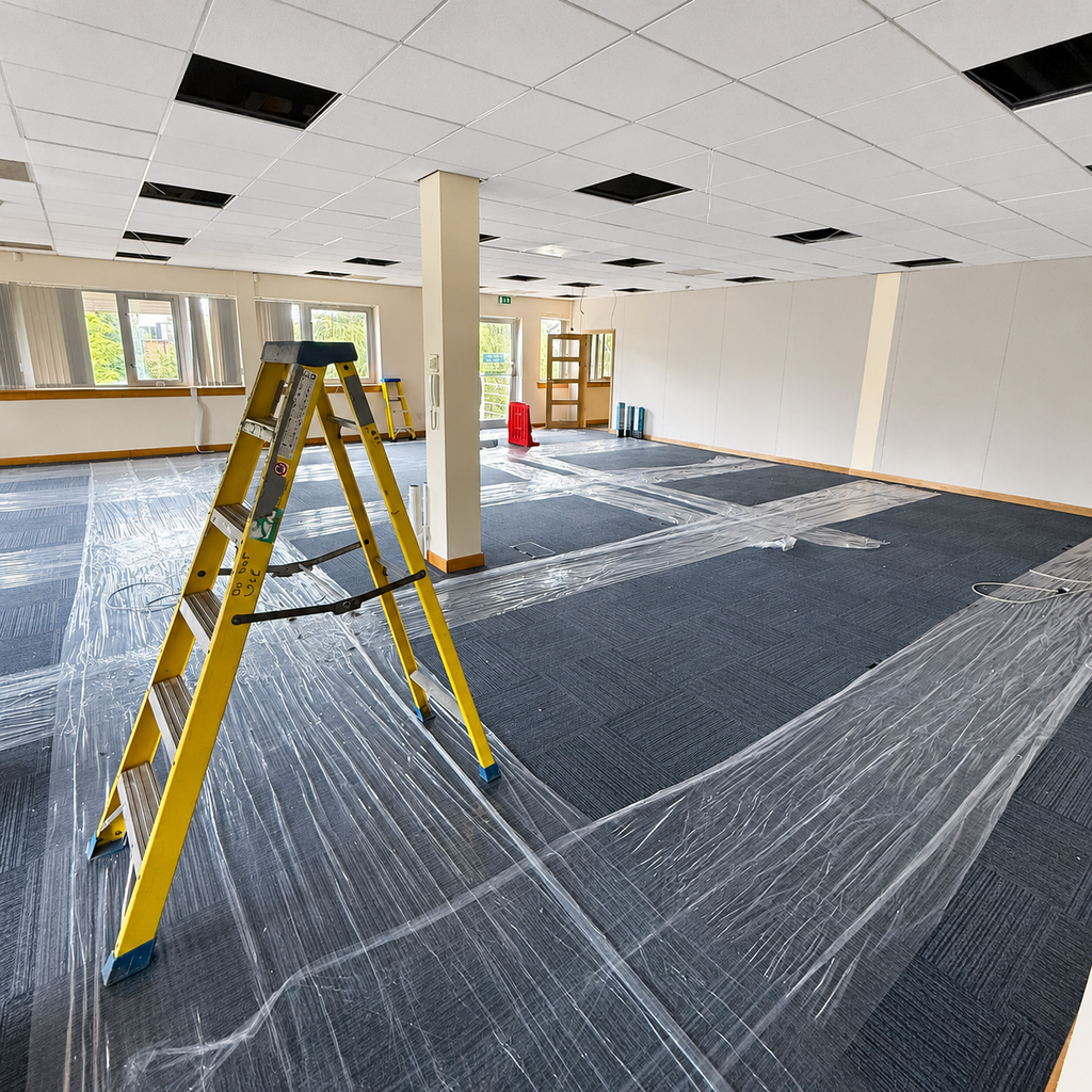Punchin Clear Carpet Protection Film - 600mm x 100m Roll (Single)