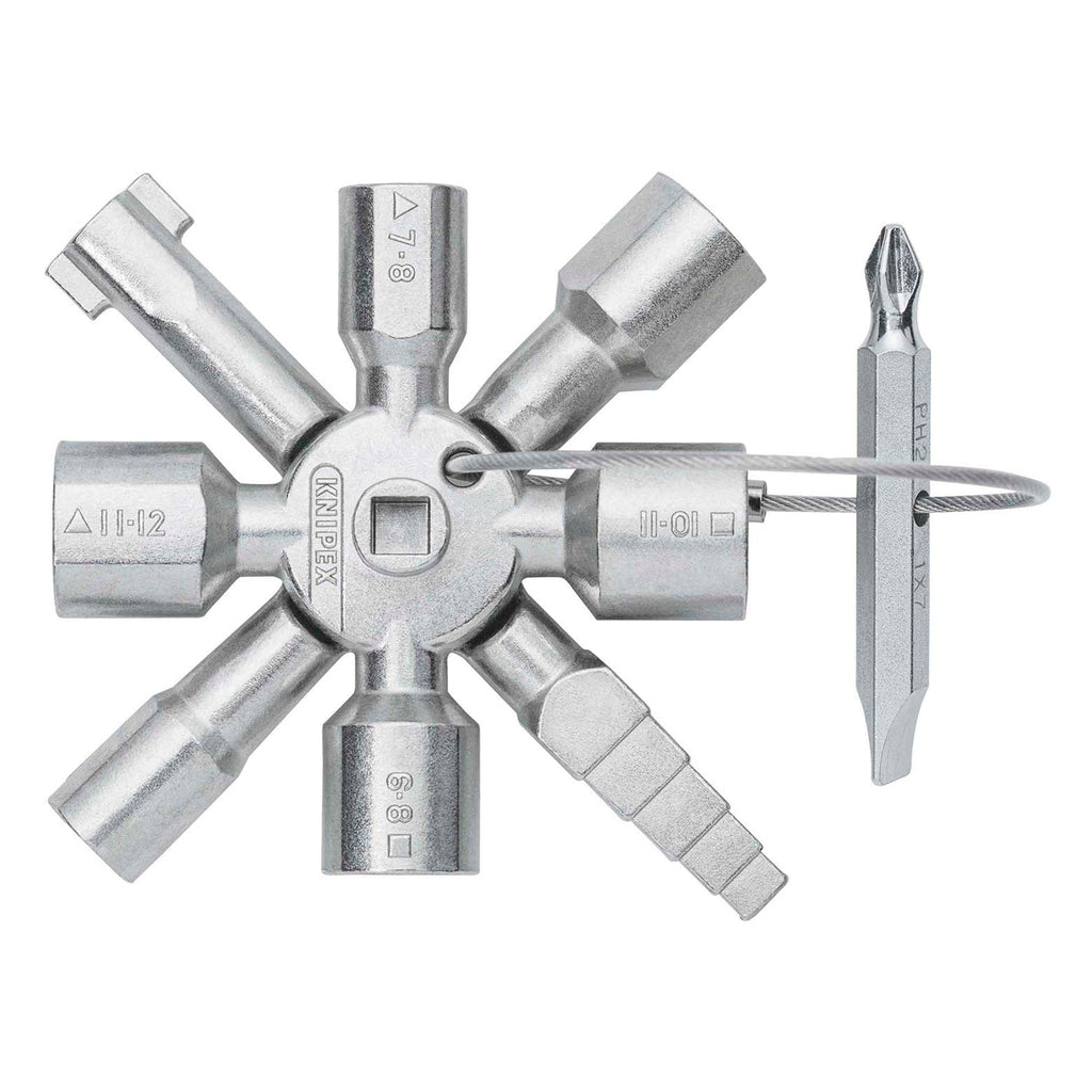 Knipex 00 11 01 TwinKey Control Cabinet Key 92mm