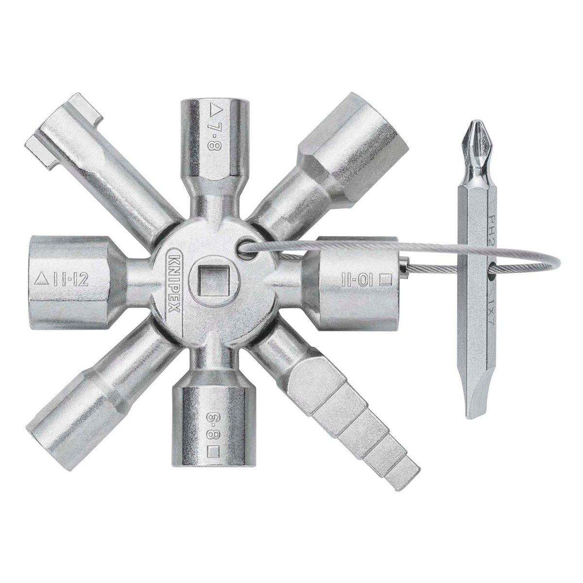 Knipex 00 11 01 TwinKey Control Cabinet Key 92mm