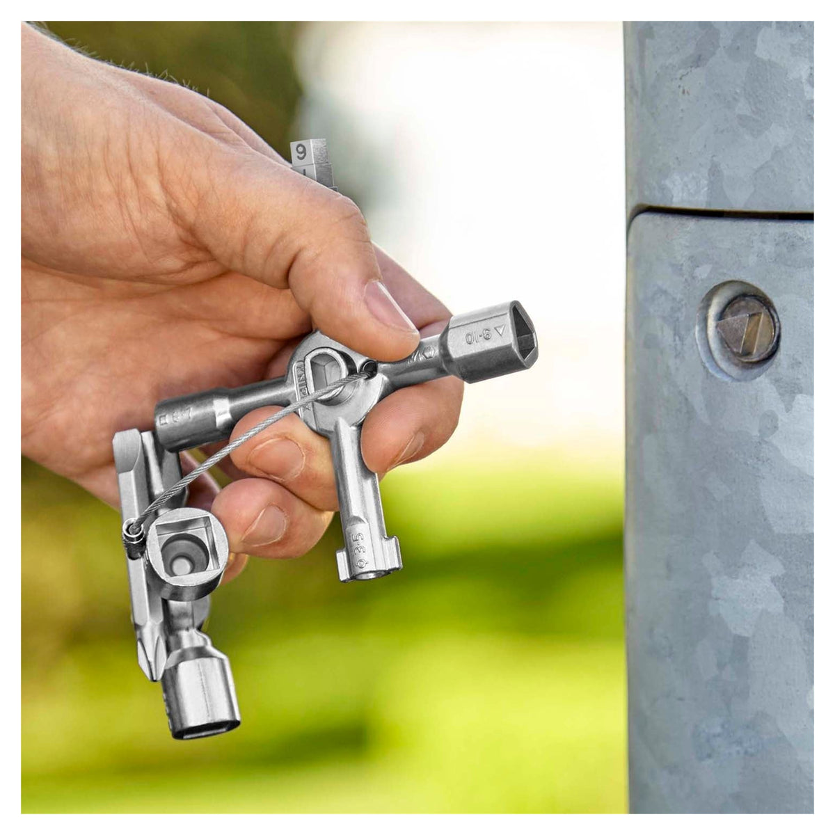 Knipex 00 11 01 TwinKey Control Cabinet Key 92mm