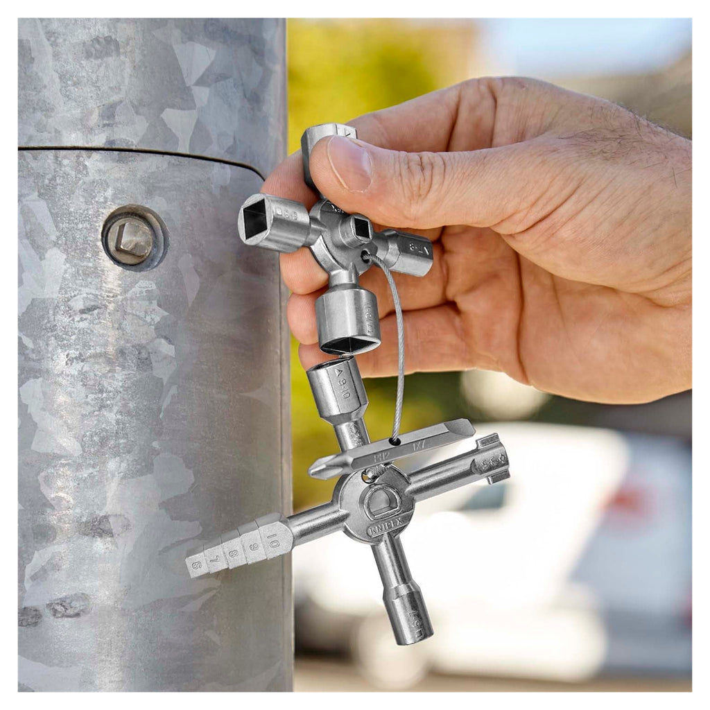 Knipex 00 11 01 TwinKey Control Cabinet Key 92mm