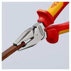 Knipex 02 06 200 SB VDE High Leverage Combination Pliers 200mm (Carded)