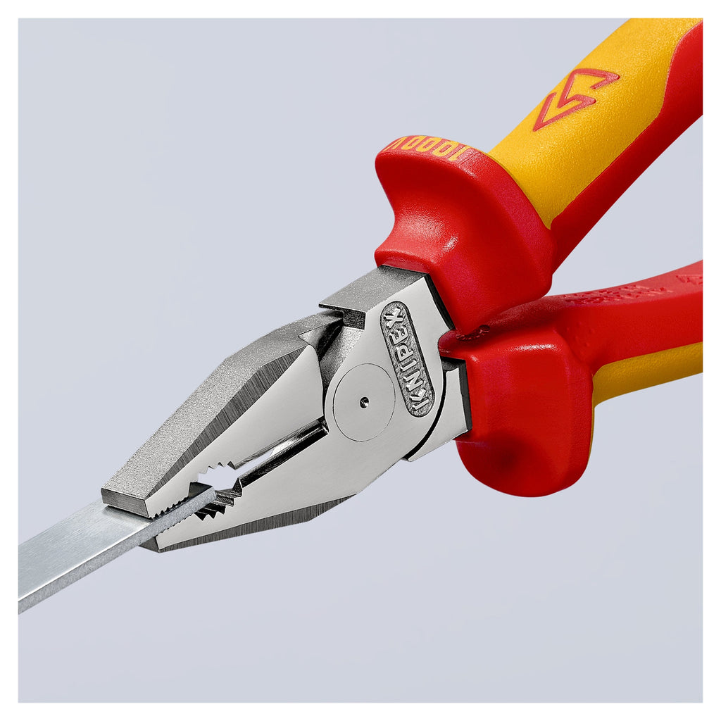 Knipex 02 06 200 SB VDE High Leverage Combination Pliers 200mm (Carded)