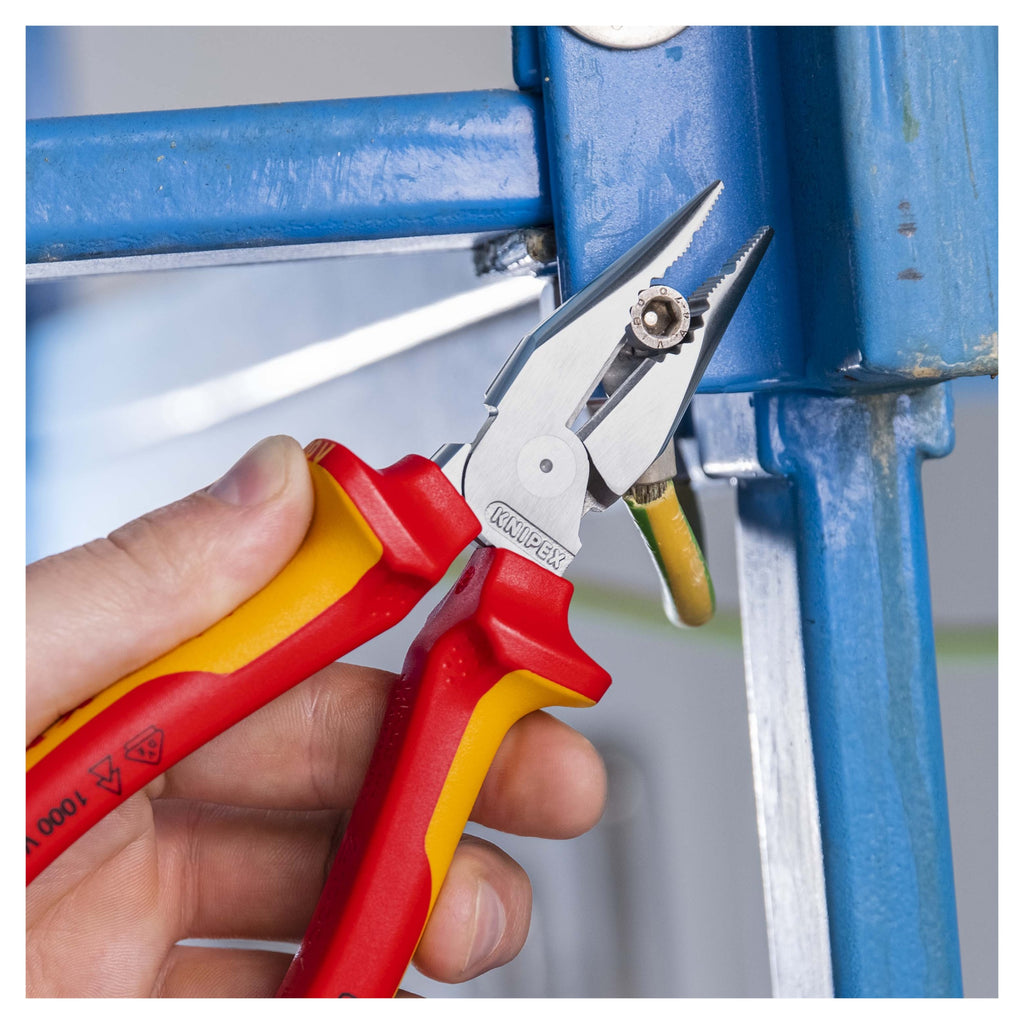Knipex 08 26 185 VDE Needle-Nose Combination Pliers 185mm