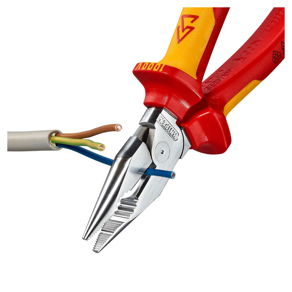 Knipex 08 26 185 VDE Needle-Nose Combination Pliers 185mm