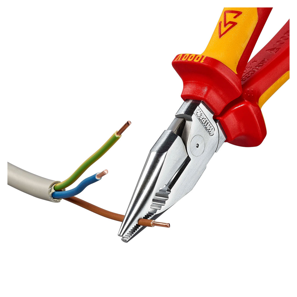 Knipex 08 26 185 VDE Needle-Nose Combination Pliers 185mm