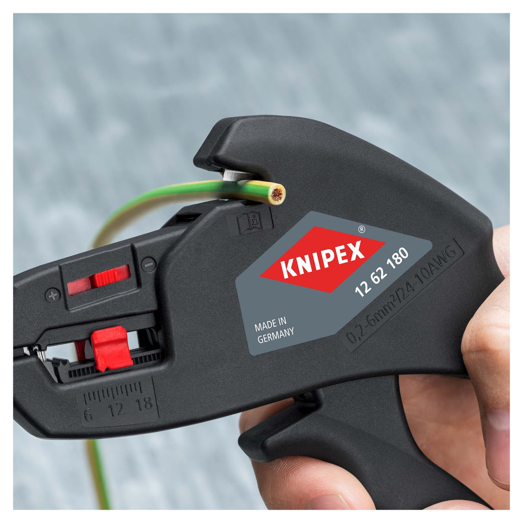 Knipex 12 62 180 ComStrip Automatic Insulation Stripper 165mm
