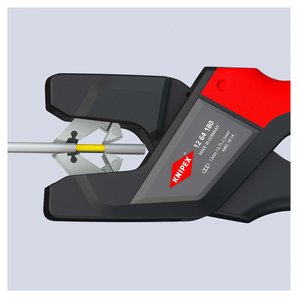 Knipex 12 64 180 Automatic Flat Cable Stripping Pliers 180mm