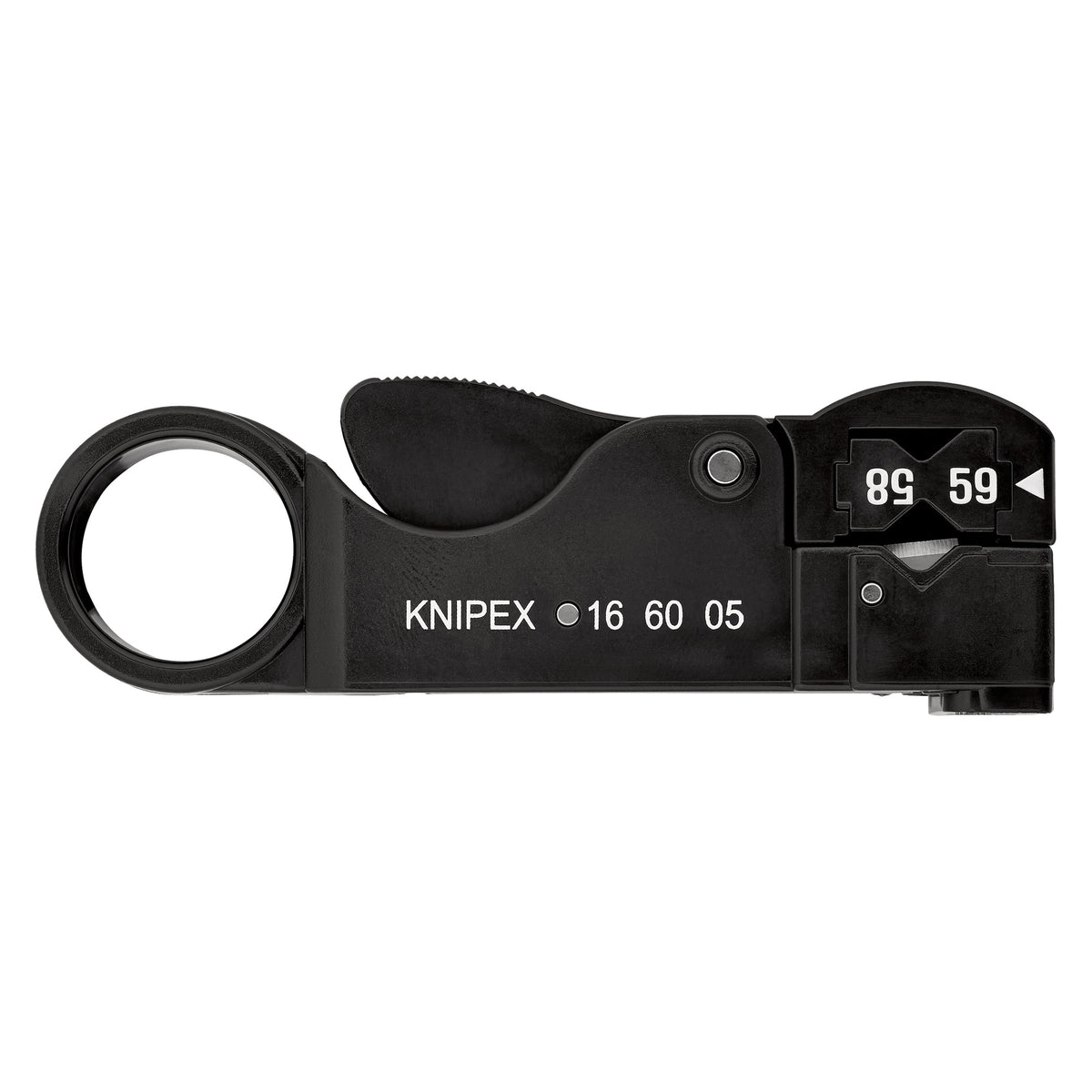 Knipex 16 60 05 SB Stripping Tool for Coax Cable 105mm (Blister)