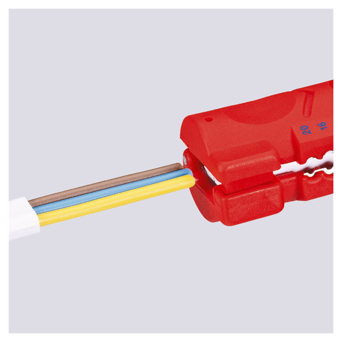 Knipex 16 64 125 SB Stripping Tool for Flat & Round Cable 125mm (Blister)