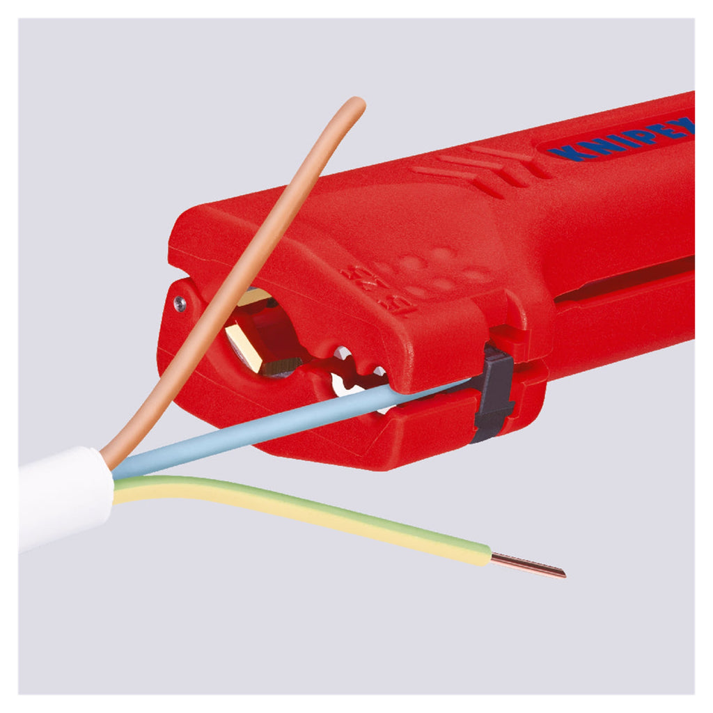 Knipex 16 90 130 SB Universal Stripping Tool for Building & Industrial Cables 130mm (Blister)
