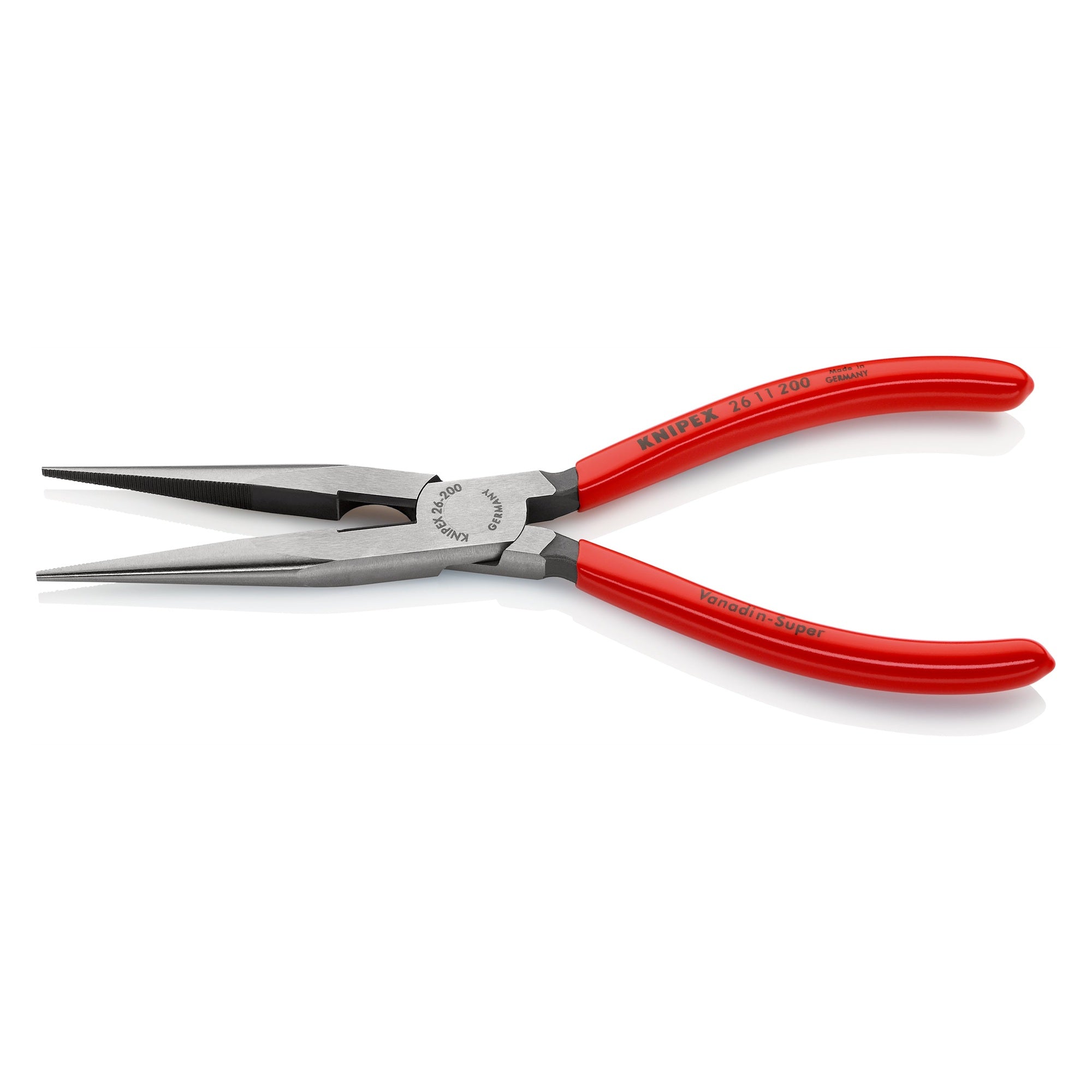 Knipex 26 11 200 SB Snipe Nose Side Cutting Pliers (Stork Beak Pliers) 200mm (Carded)
