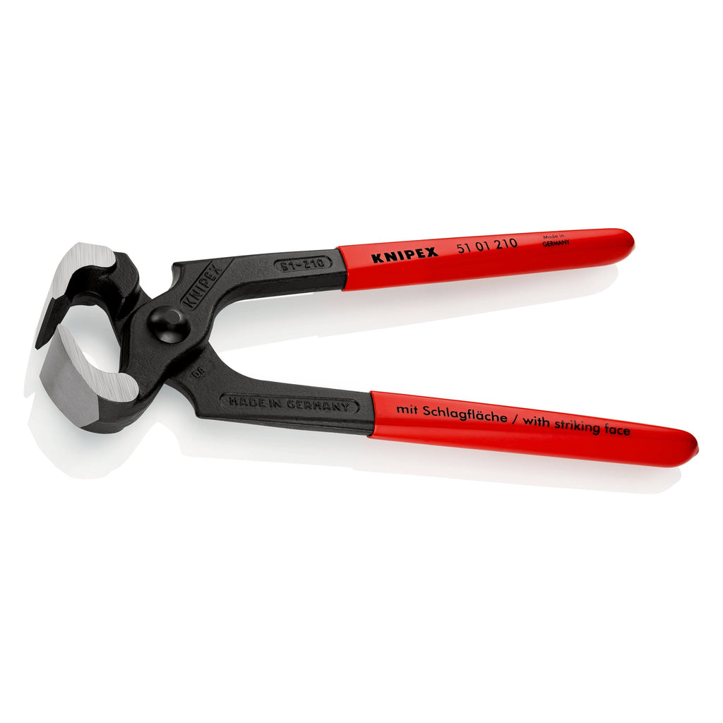 Knipex 51 01 210 SB Hammerhead Style Carpenters' Pincers 210mm (Carded)