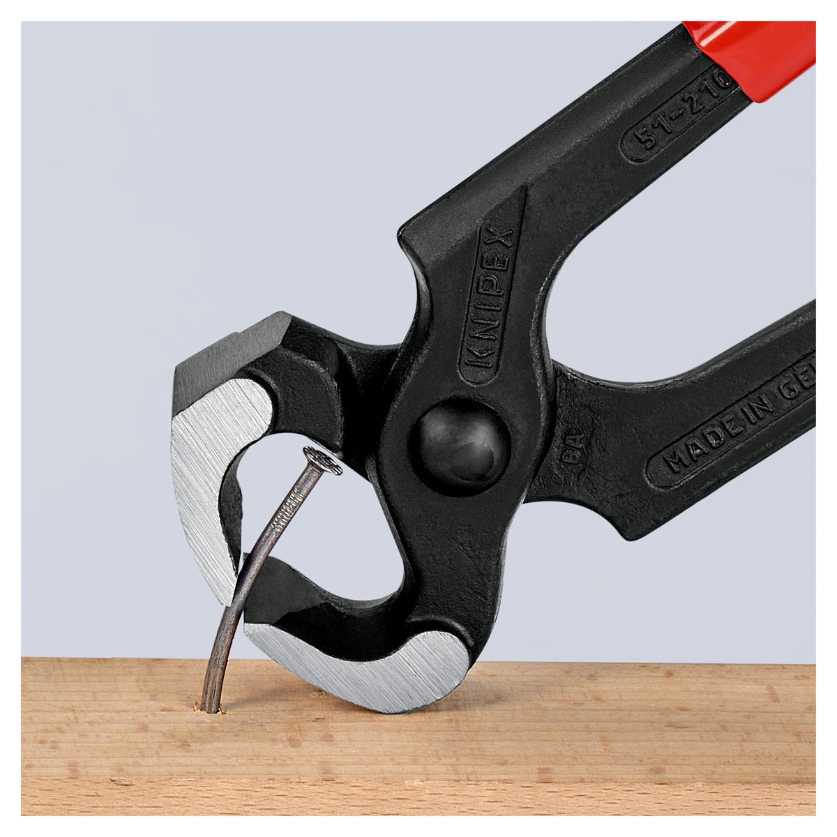 Knipex 51 01 210 SB Hammerhead Style Carpenters' Pincers 210mm (Carded)