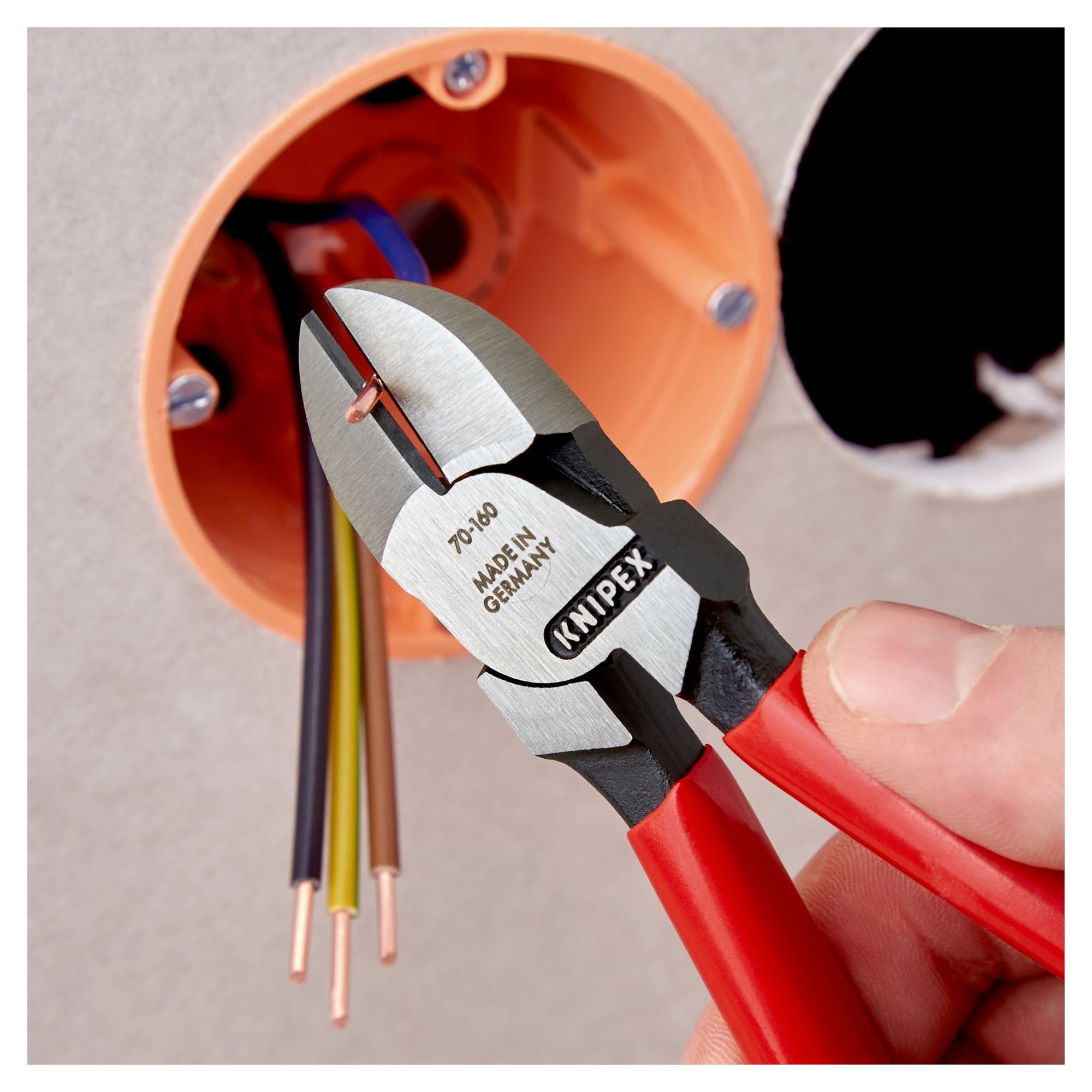 Knipex 70 01 160 SB Diagonal Cutter 160mm (Carded)