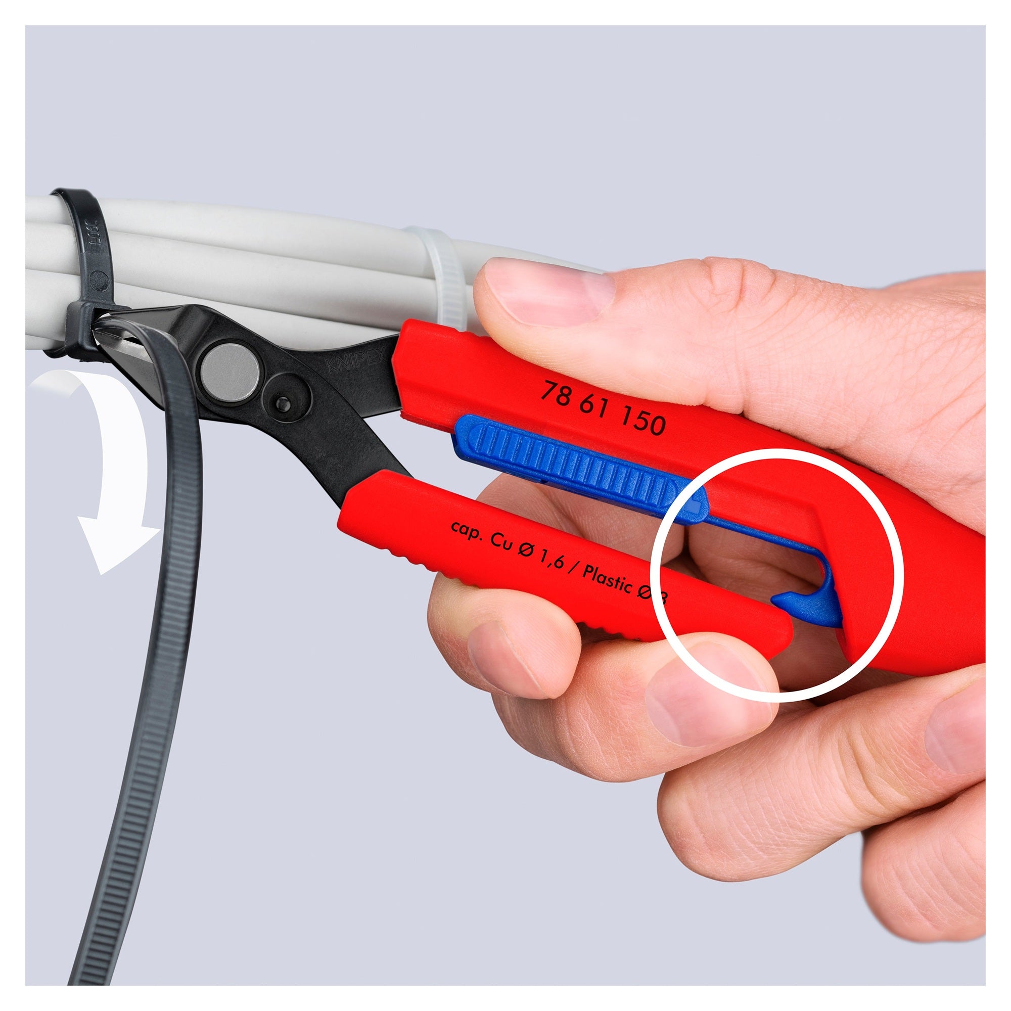 Knipex 78 61 150 SB Slim Knips Precision Cutting Pliers 150mm (Carded)