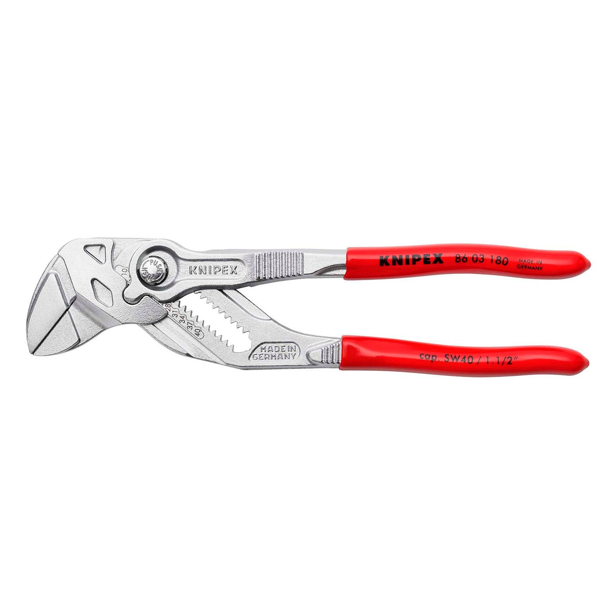 Knipex 86 03 180 SB Pliers Wrench 180mm (Carded)