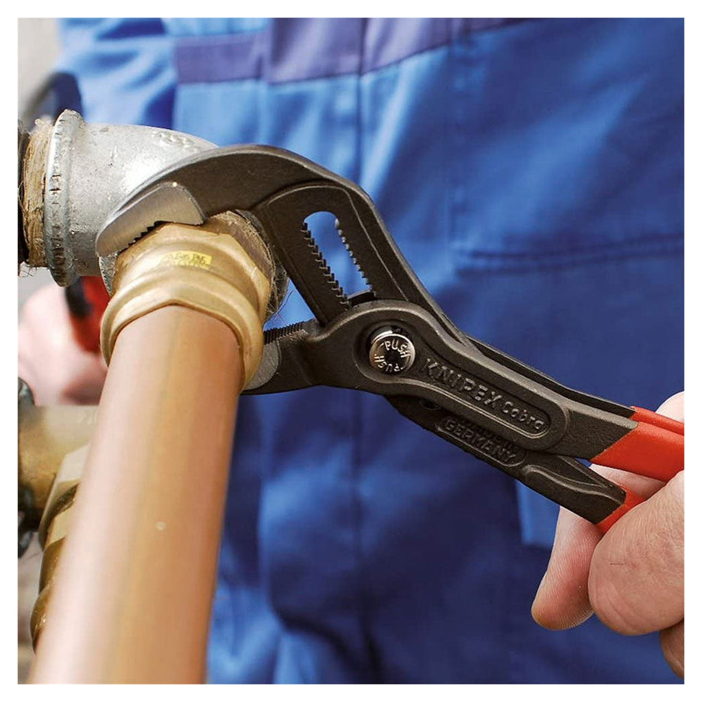 Knipex 87 01 250 SB Cobra High-Tech Water Pump Pliers 250mm (Carded)
