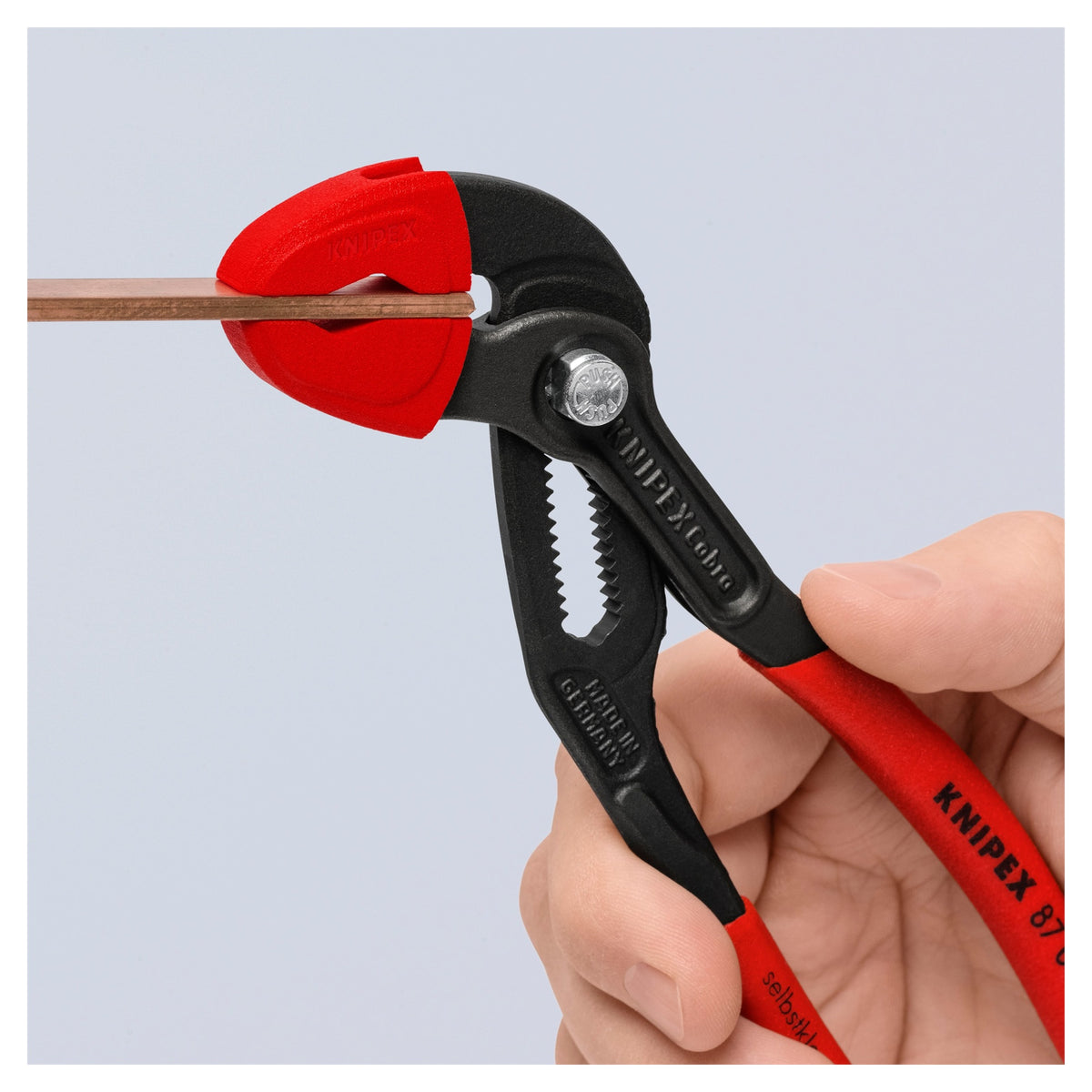 Knipex 87 09 180 V01 Protective Plastic Jaws for 87 XX 180mm Models from 2010 (3 Pairs) (Blister)