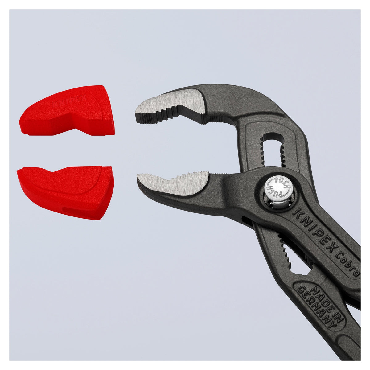 Knipex 87 09 250 V01 Protective Plastic Jaws for 87 XX 250mm Models from 2007 (3 Pairs) (Blister)