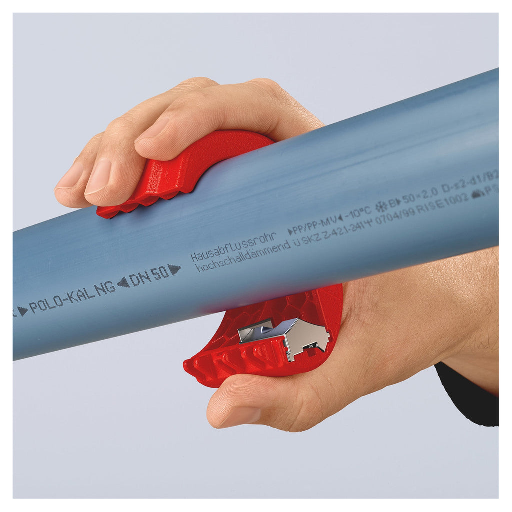 Knipex 902210BK BiX Cutter for Plastic Pipes and Sealing Sleeves 20-50mm 9