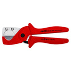 Knipex 90 25 185 SB Pipe Cutter for Plastic Composite Pipes 185mm (Carded)