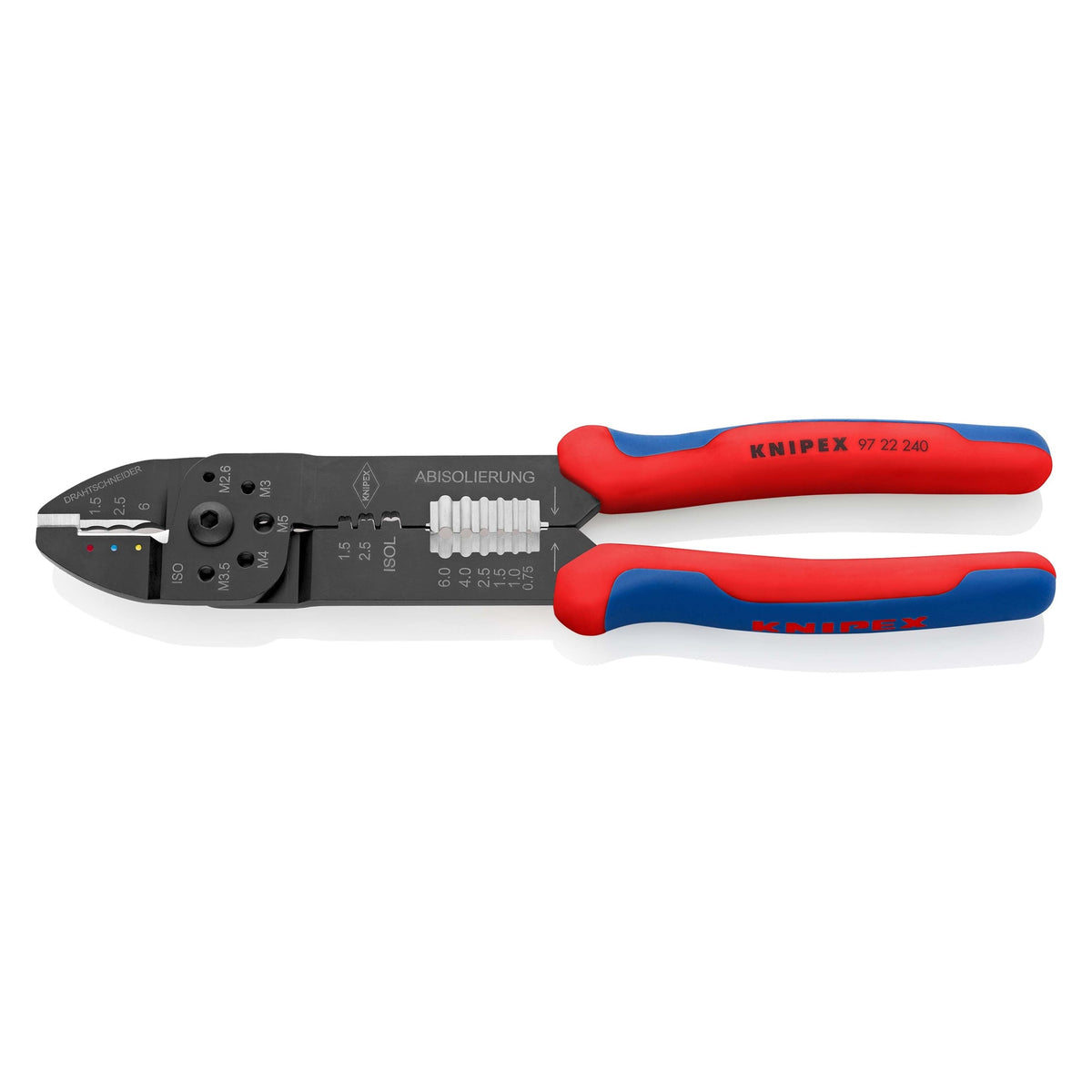 Knipex 97 22 240 SB Crimping Pliers 240mm (Carded)