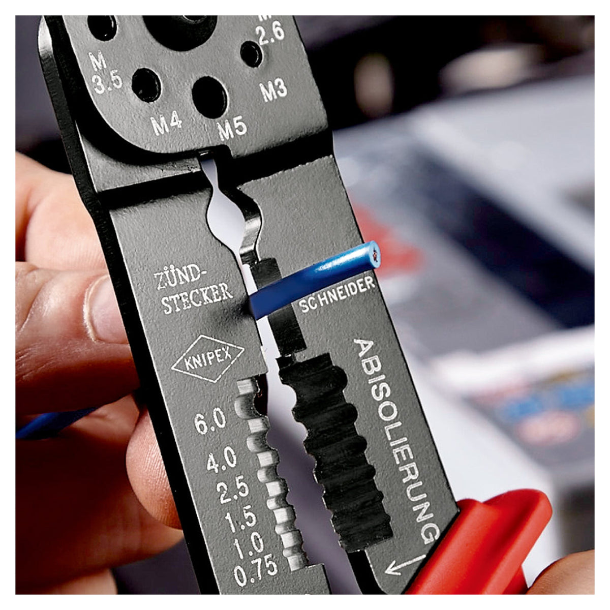 Knipex 97 22 240 SB Crimping Pliers 240mm (Carded)