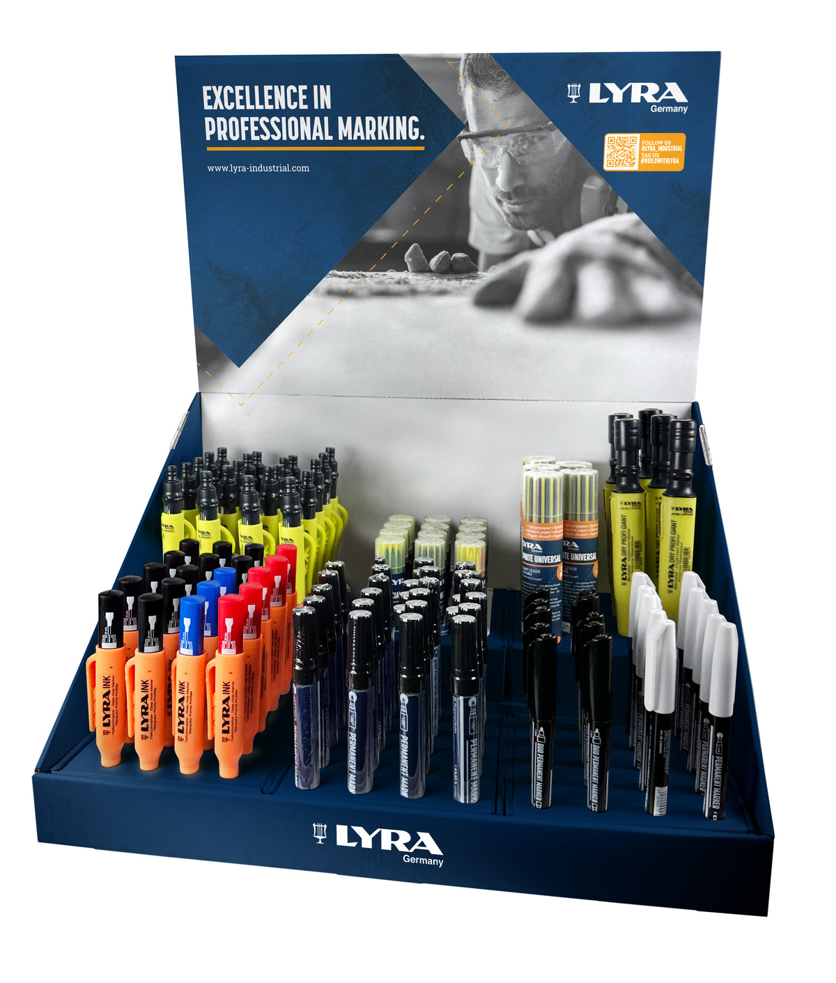 Lyra L9510007 Industrial Cardboard Counter Display - Filled