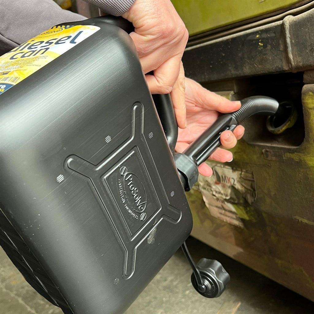 ProSolve PVPFCBLA5 Black Plastic Diesel Fuel Can 5L