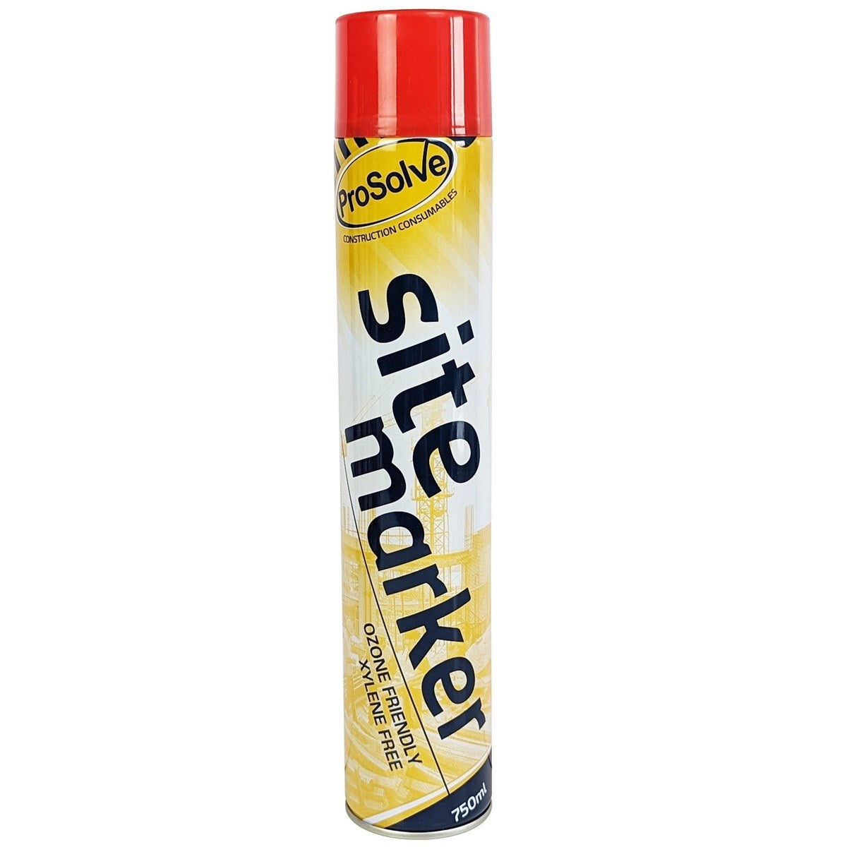ProSolve PVSMR7A Sitemarker Line Marking Paint Red 750ml (12 Pack)