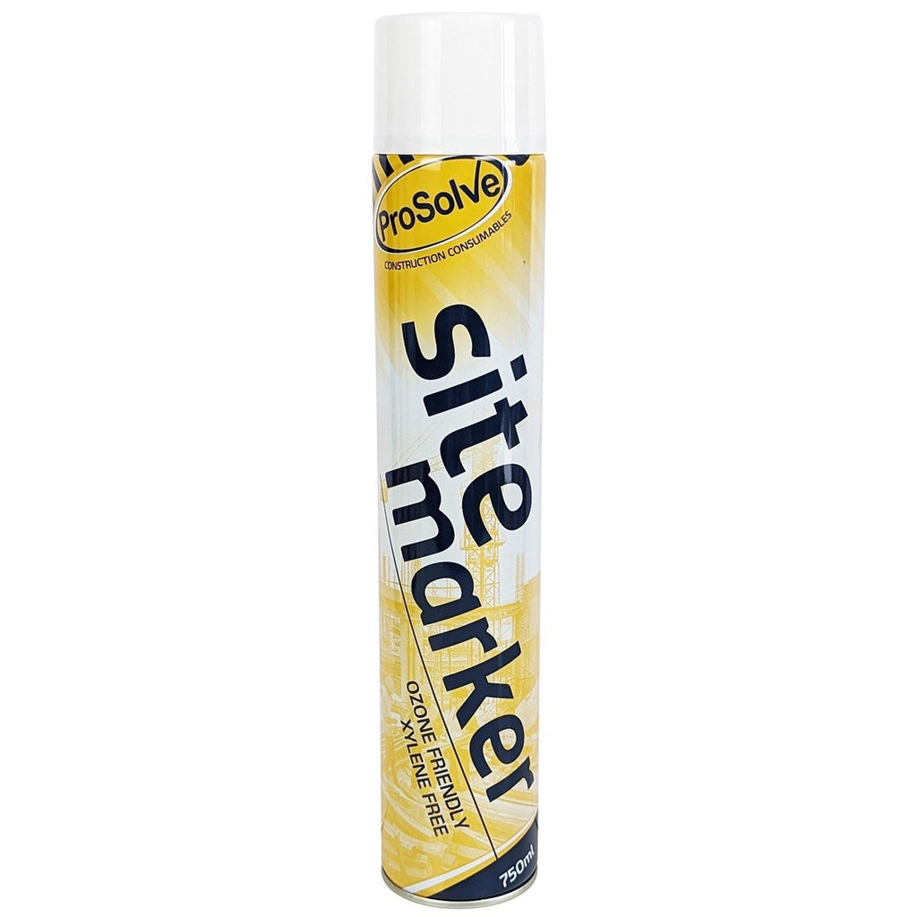 ProSolve PVSMW7A Sitemarker Line Marking Paint White 750ml (12 Pack)