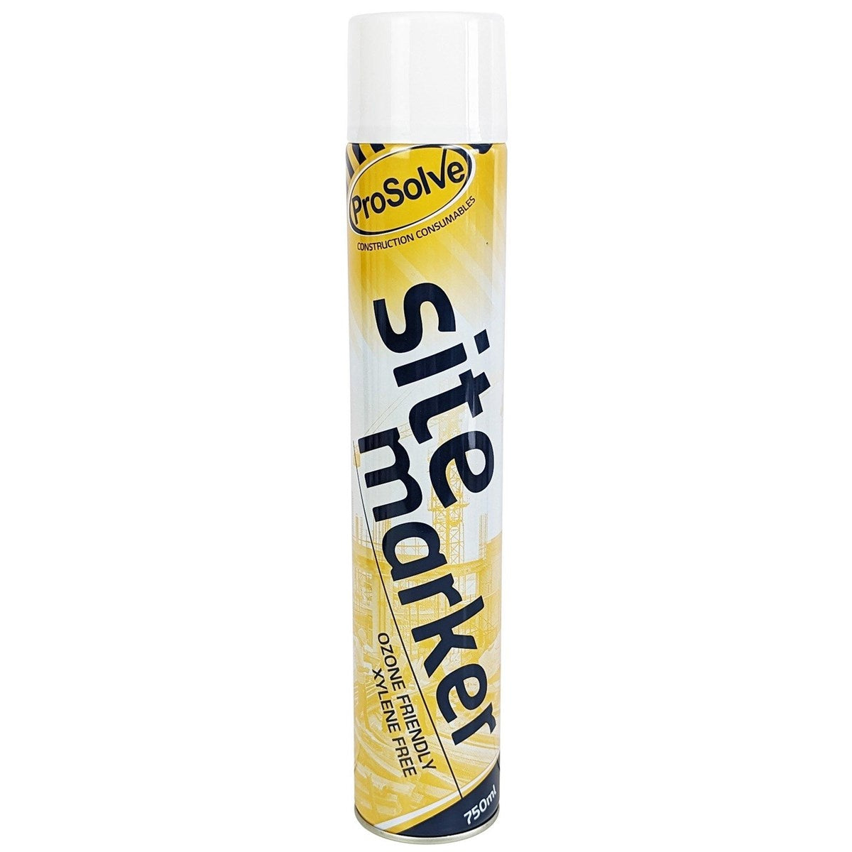 ProSolve PVSMW7A Sitemarker Line Marking Paint White 750ml (12 Pack)
