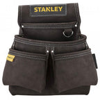 STST1-80116 LEATHER DOUBLE NAIL POCKET POUCH