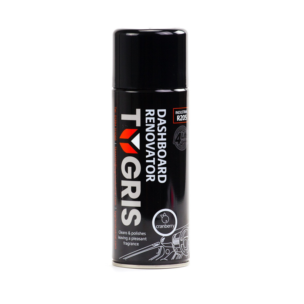 Tygris R205 Dashboard Renovator 400ml (Cranberry) - Box of 12 
