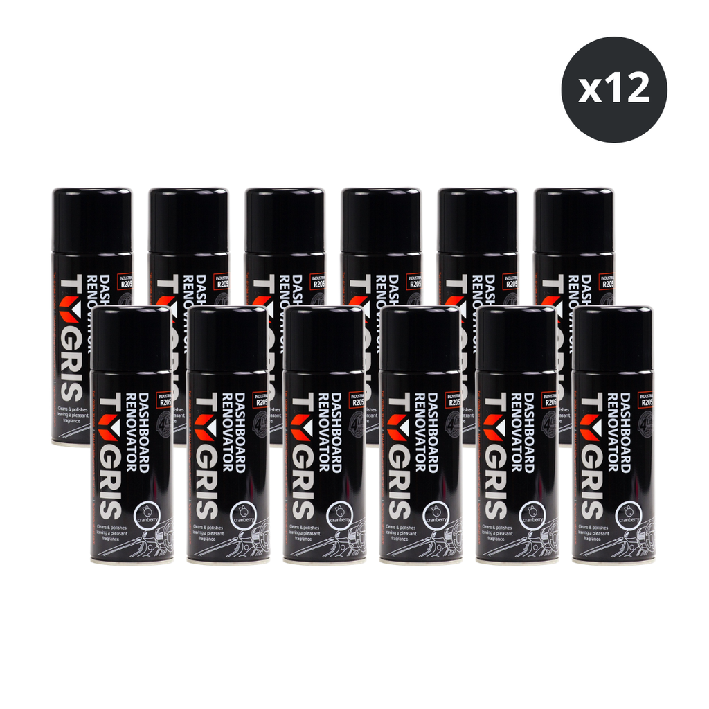Tygris R205 Dashboard Renovator 400ml (Cranberry) - Box of 12 