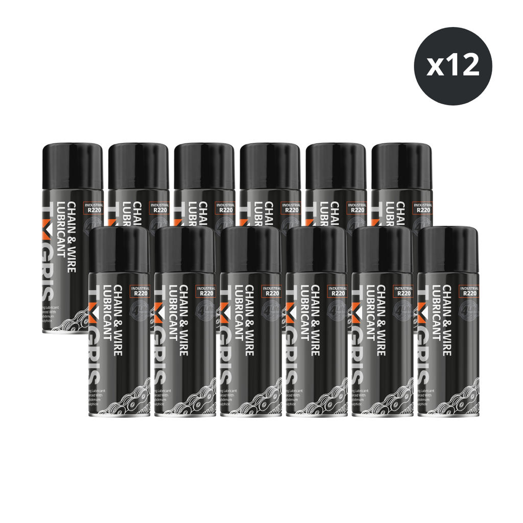 Tygris R220 Chain & Wire Rope Lubricant 400ml (Box of 12) 