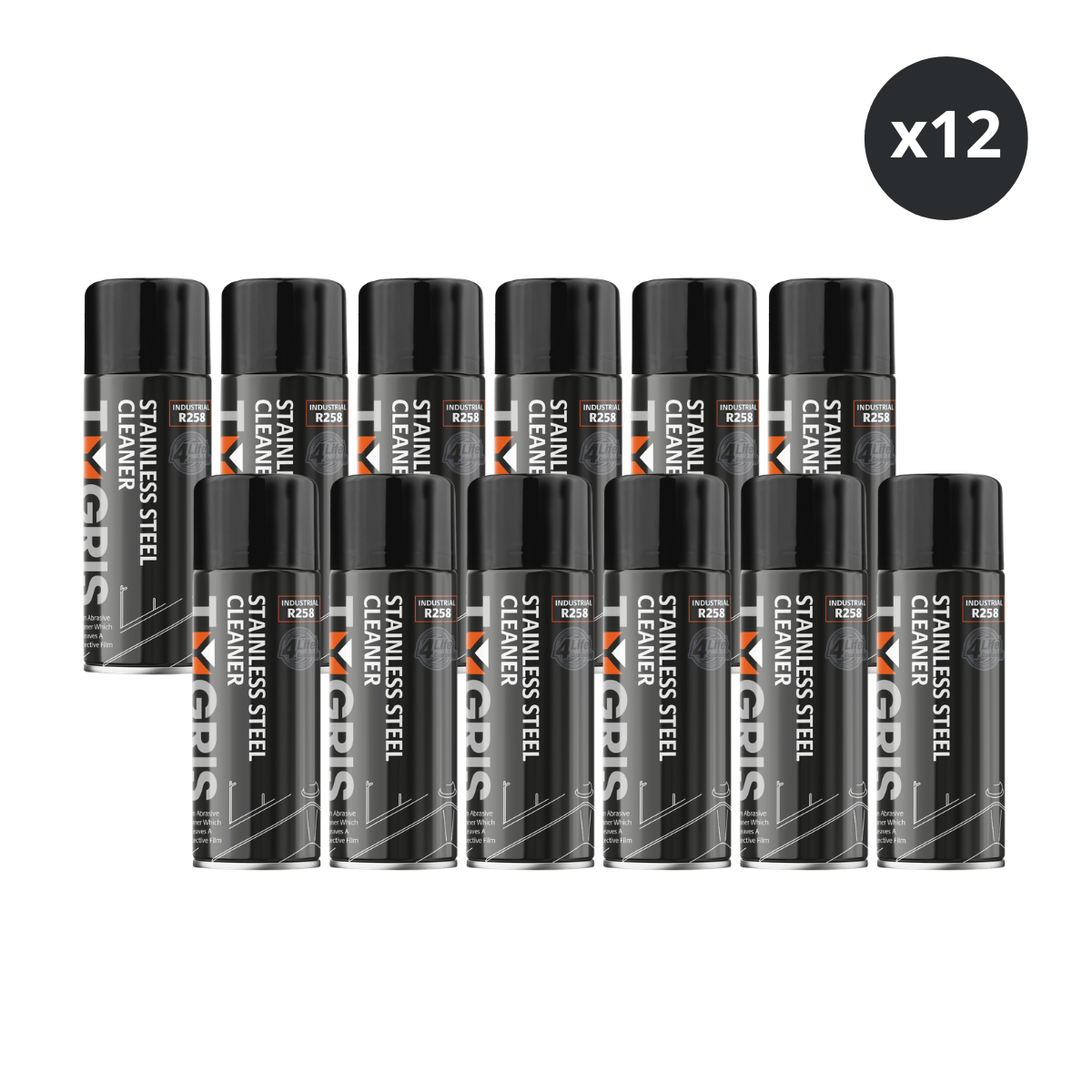 Tygris R245 Anti-Static Foaming Cleaner 400ml (Box of 12)