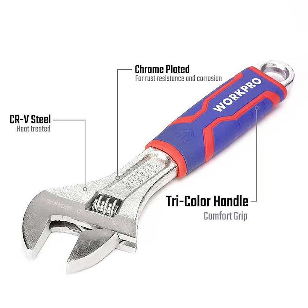 Workpro WP272010 150mm (6") Adjustable Wrench