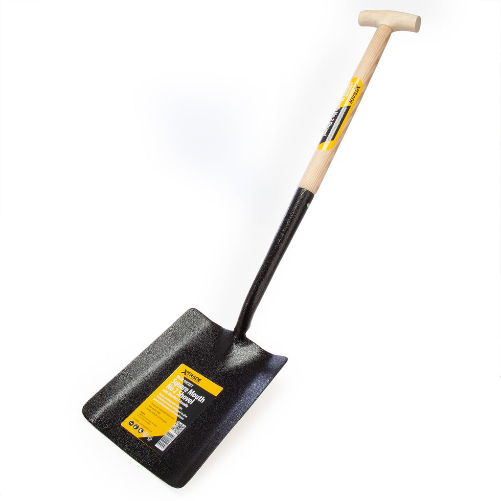 XTrade X1300006 Solid Socket Square Mouth No. 2 Shovel