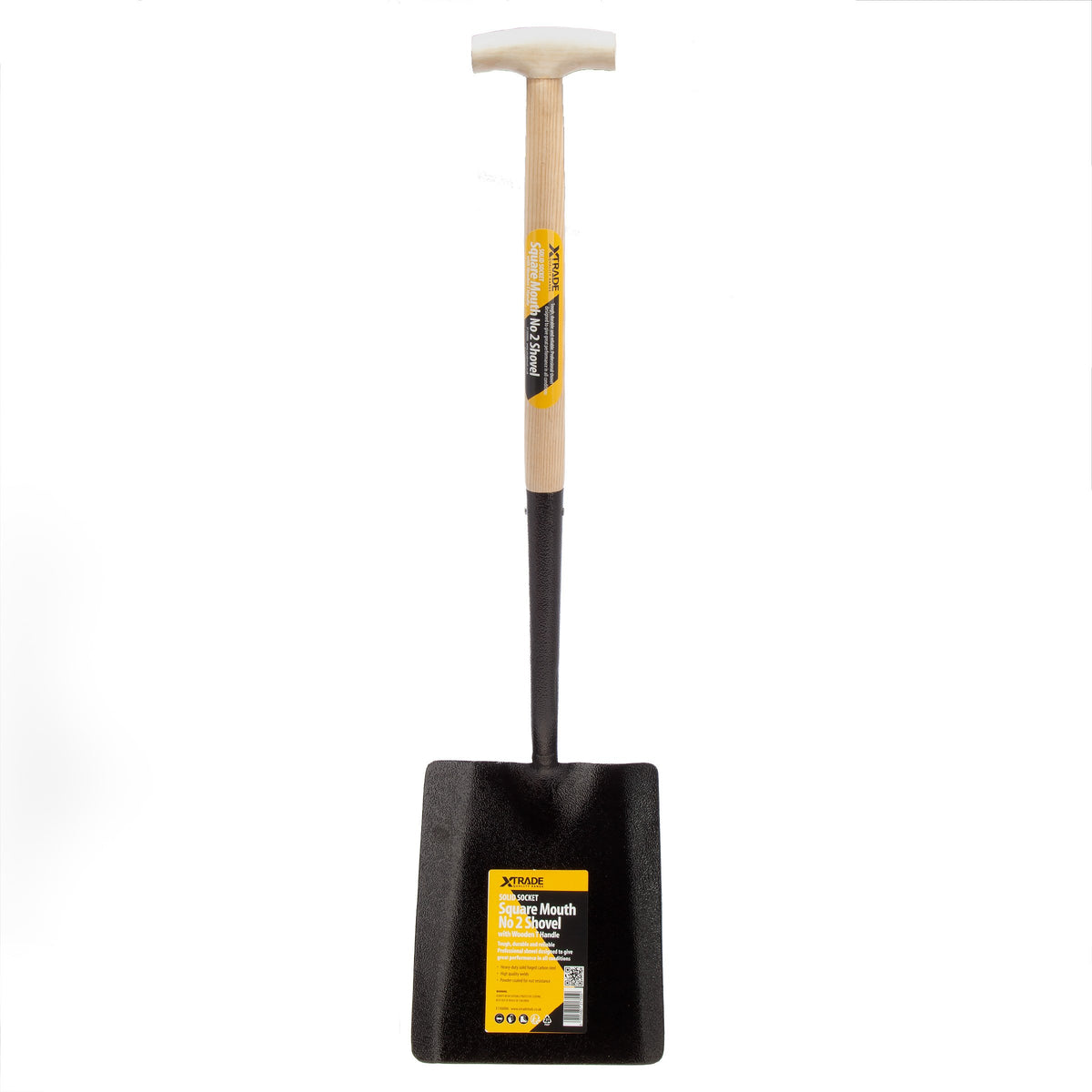 XTrade X1300006 Solid Socket Square Mouth No. 2 Shovel