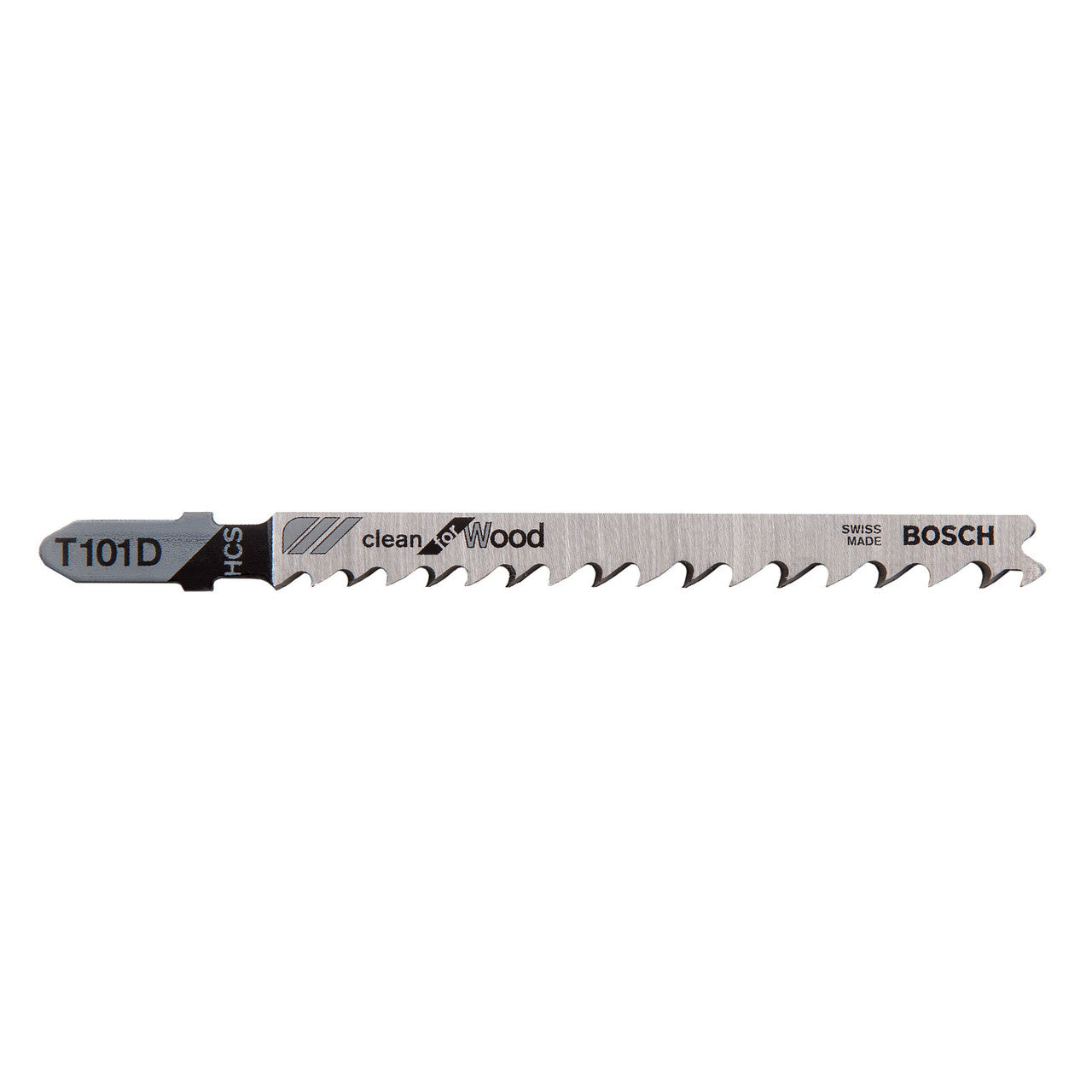 Bosch T101D Clean Jigsaw Blade for Wood 100mm (Pack of 5)