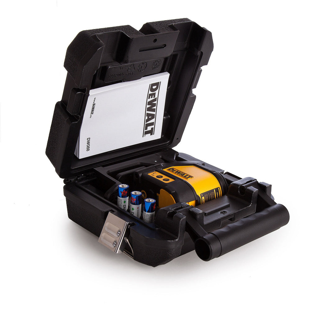 Dewalt DW088K Self-Levelling Cross Line Red Laser Level