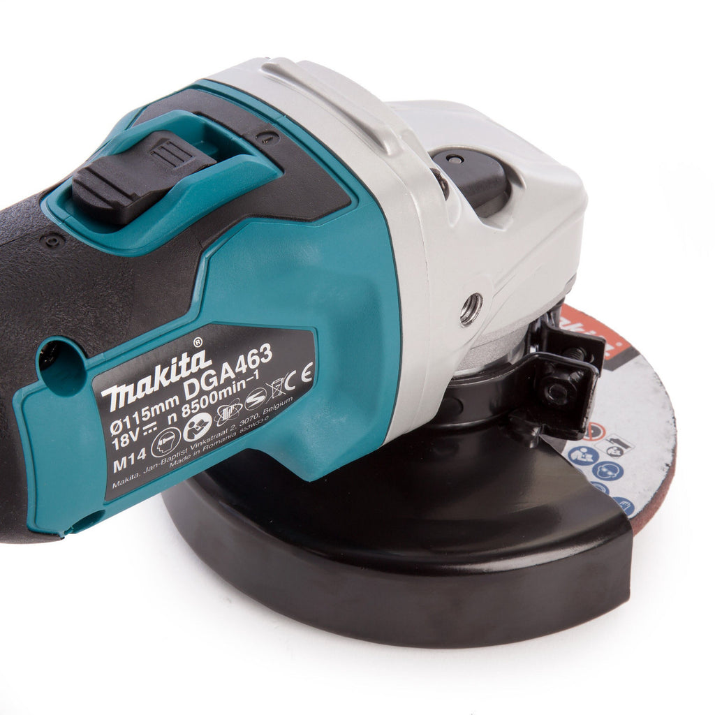 Makita DGA463Z LXT 18V Angle Grinder 115mm (Body Only)