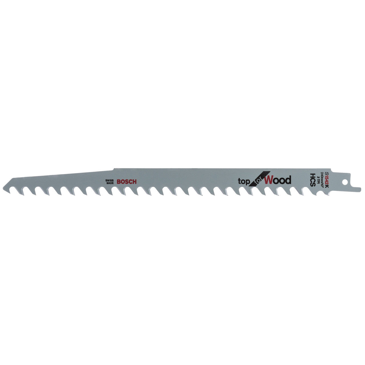Bosch S1542K Top Reciprocating Saw Blade for Wood 240mm (Pack of 5)